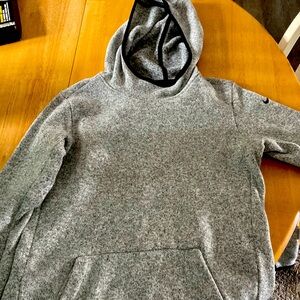 Women’s Nike sweatshirt. Reminds me of a towel feel. Super comfy!